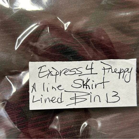 Express Women’s 4 Pencil Skirt Preppy Academia Career Holiday Coquette College - Picture 13 of 13